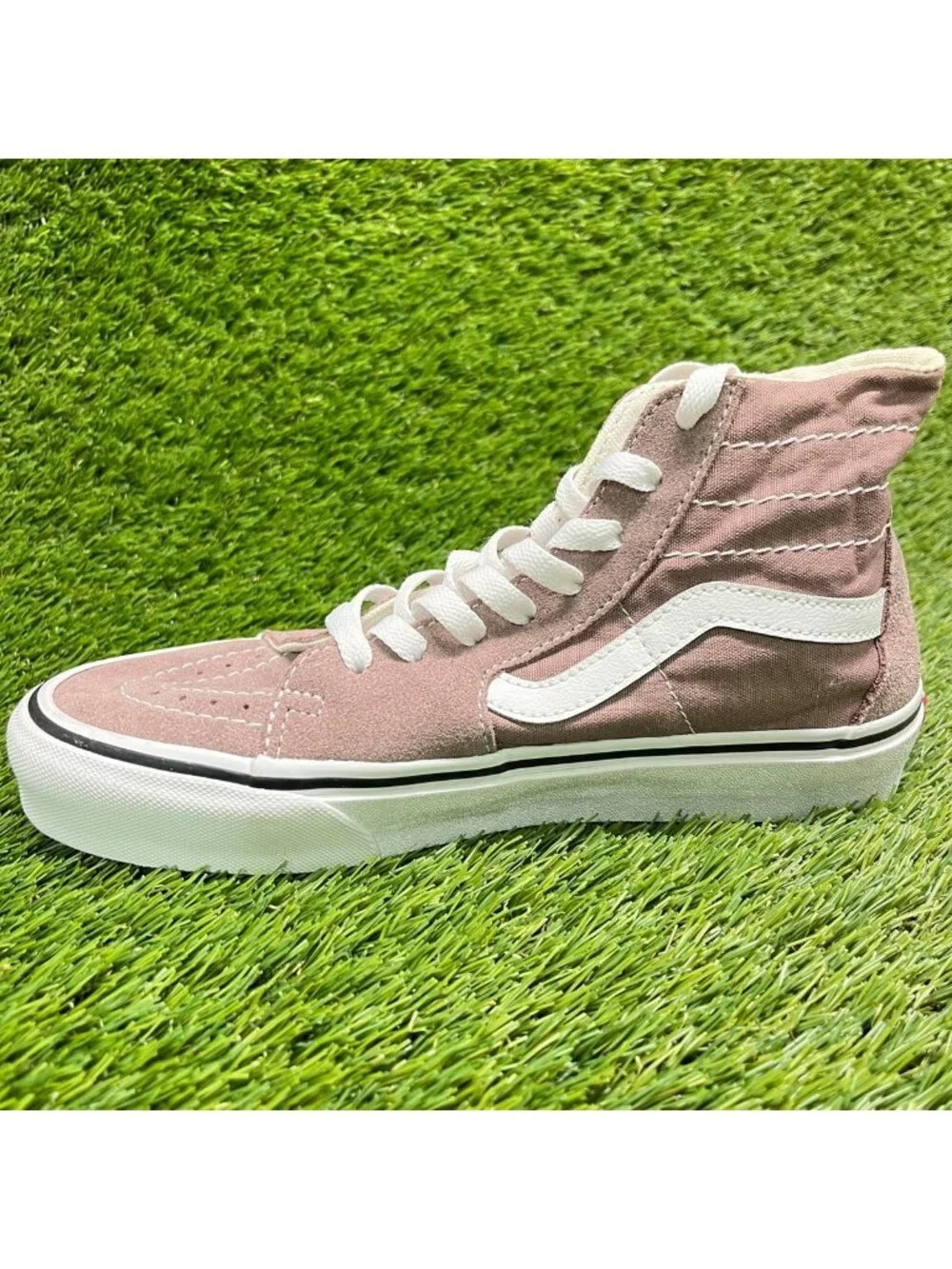 Vans Sk8-Hi Tapered Antler Pink Womens Size 7.5 Athletic Skate Shoes Sneakers